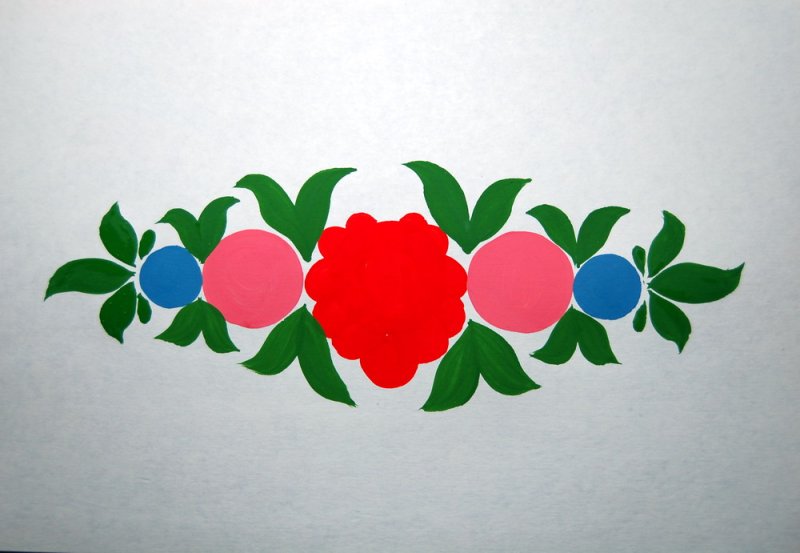 Подмалёвок Городецкая роспись