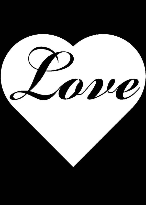 Надпись Лове