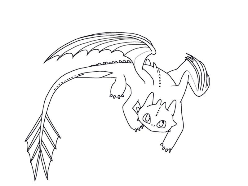 Раскраска дракон