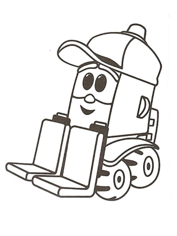 Грузовичок Лева мультик раскраска