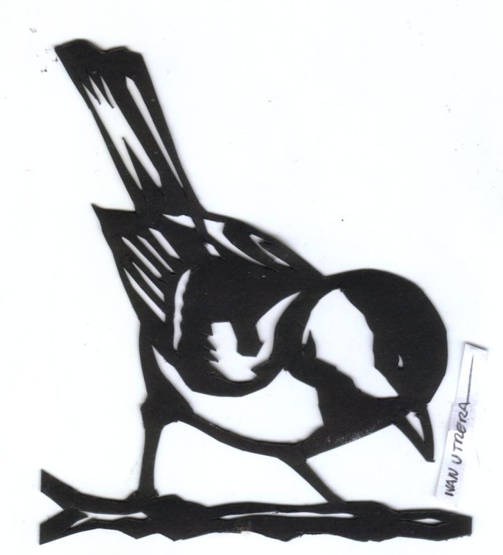 Вытынанки синички