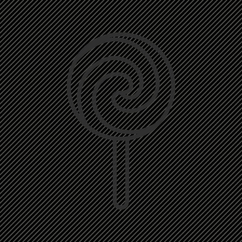 Леденец черно белый