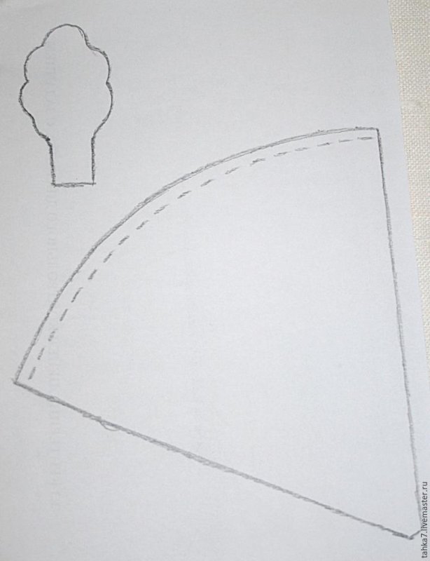 Морковка из фетра выкройка