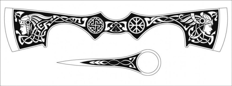 Трафареты для травления на Топорах