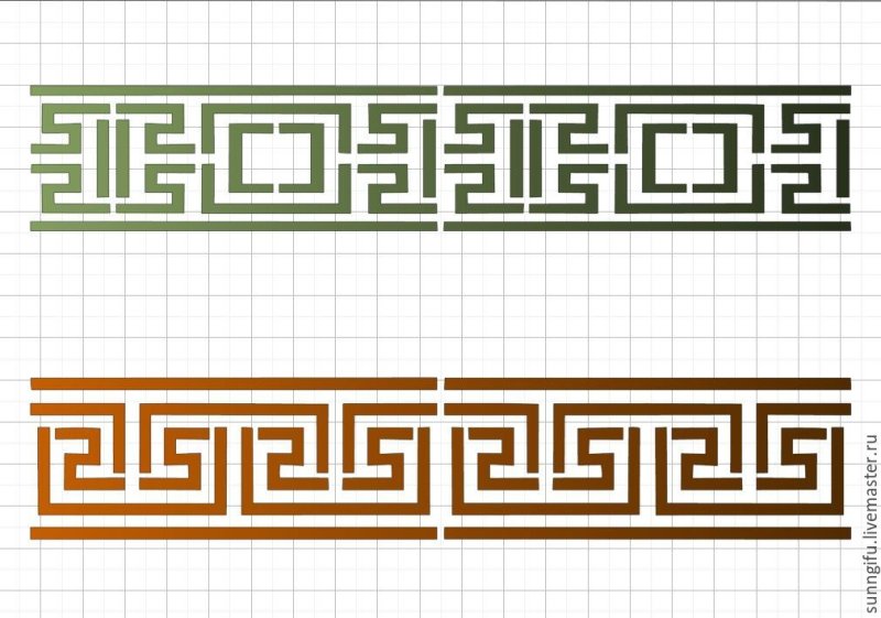 Римский орнамент Меандр