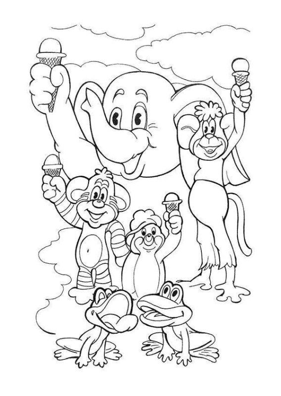 Союзмультфильм раскраски