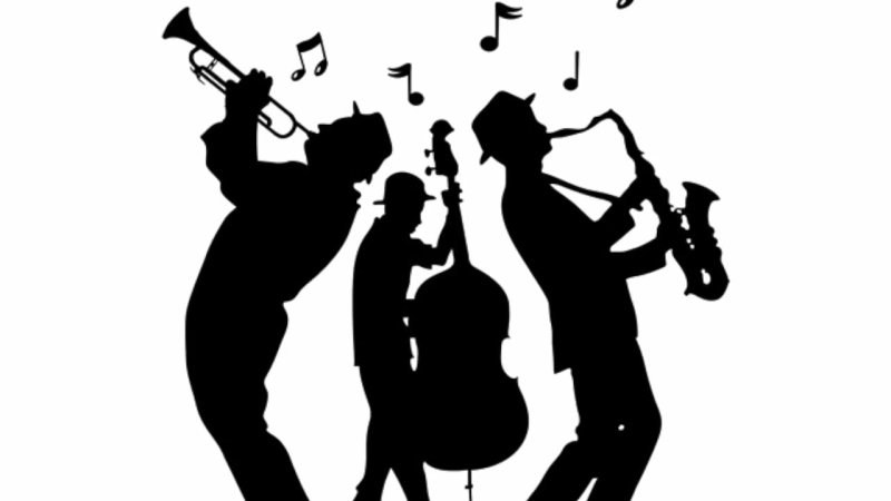 Силуэты музыкантов