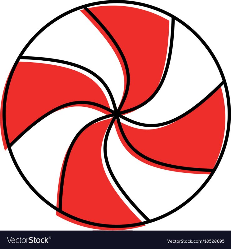 Новогодняя конфета трафарет