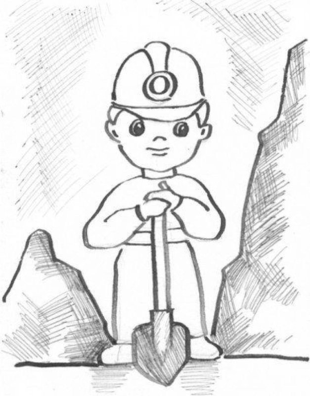 Рисунок профессии карандашом