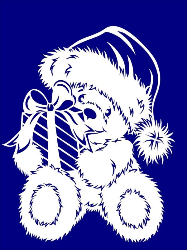 Вытынанки на новый год