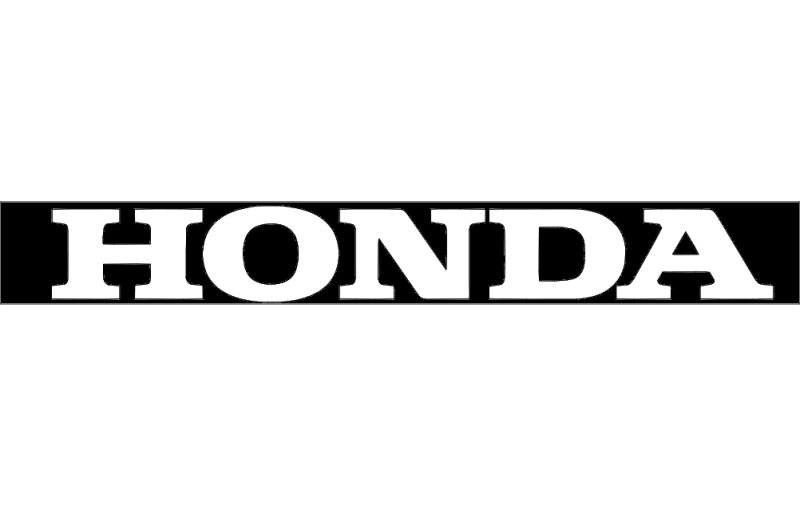 Наклейка с надписью Honda