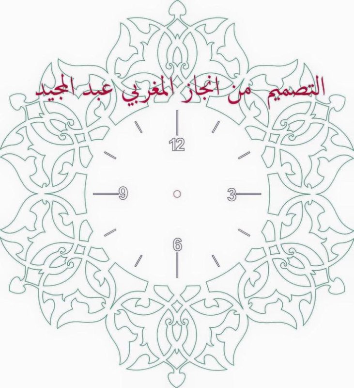 Часы из фанеры чертежи