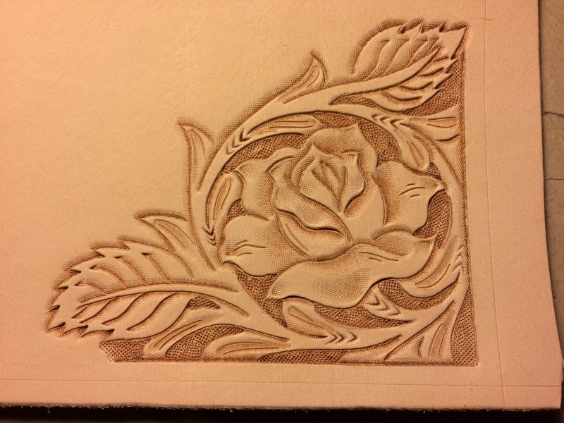 Роза Шеридан тиснение