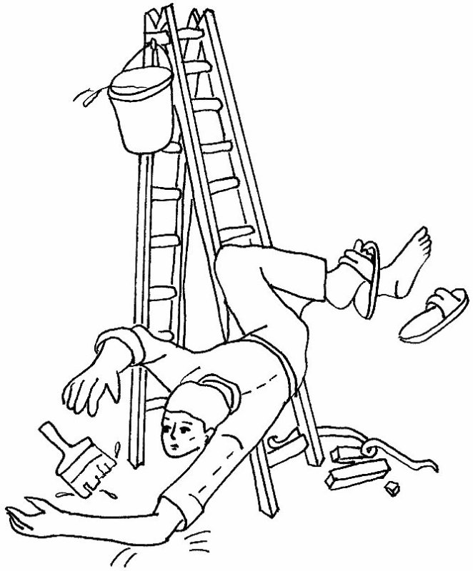 Раскраски по охране труда для детей