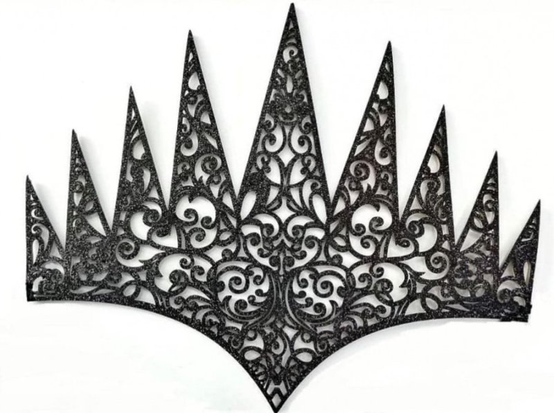 Корона трафарет
