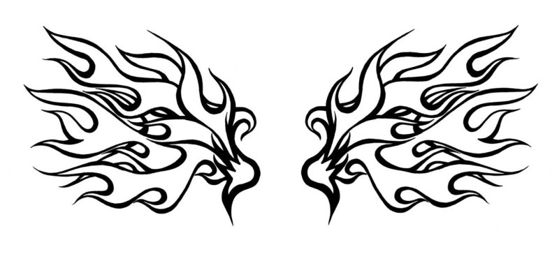 Огонь рисунок