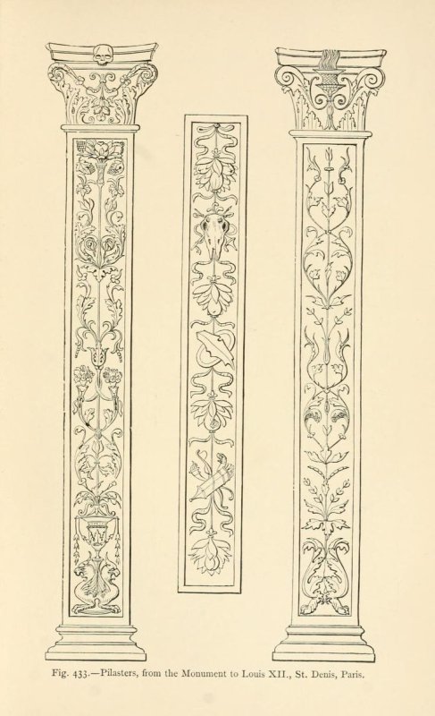 Орнамент на колонне