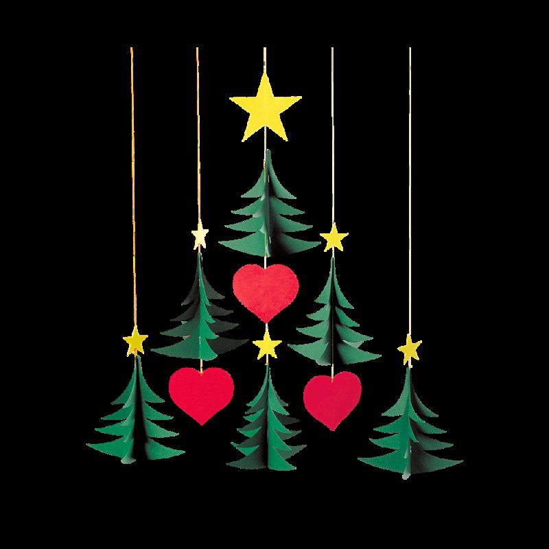 Украшения на новый год из бумаги