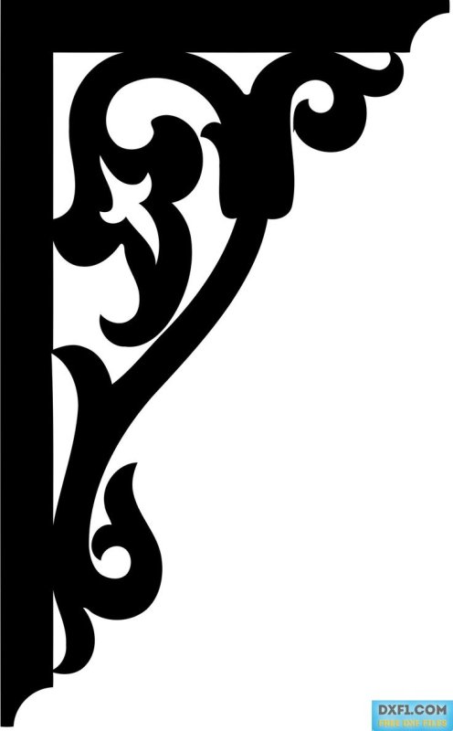 Трафарет угловой