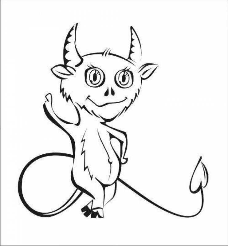 Черт карандашом