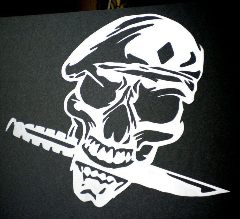 Многослойный трафарет для аэрографии