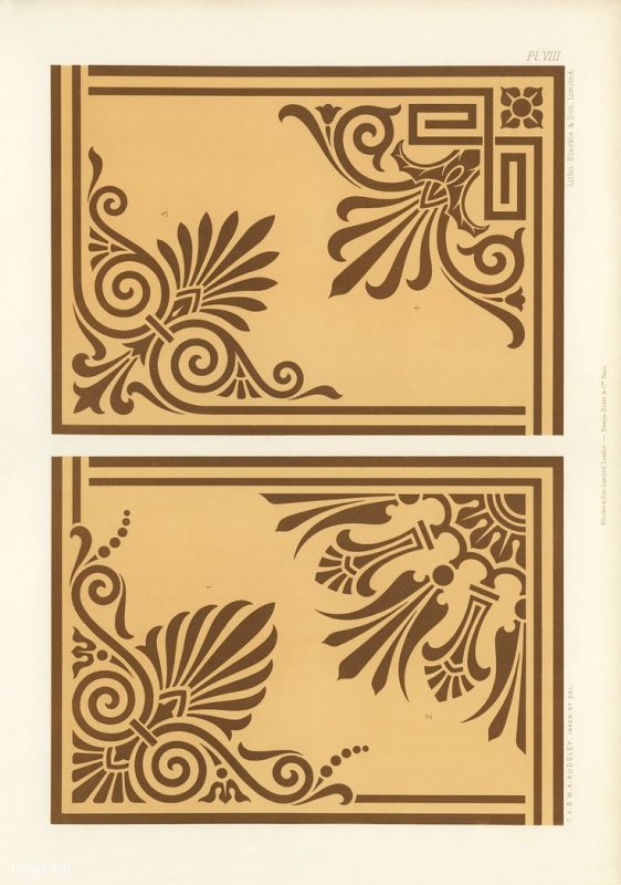 Трафареты в греческом стиле