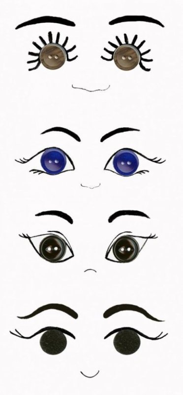 Шаблон глаза для аппликации