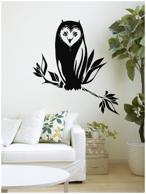 Наклейка на стены "Сова"