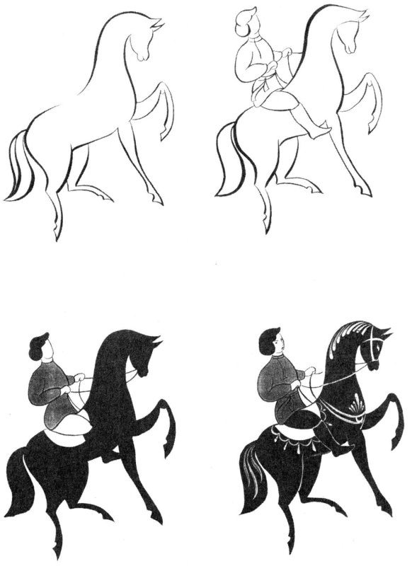 Игнатий Мазин Городецкая роспись