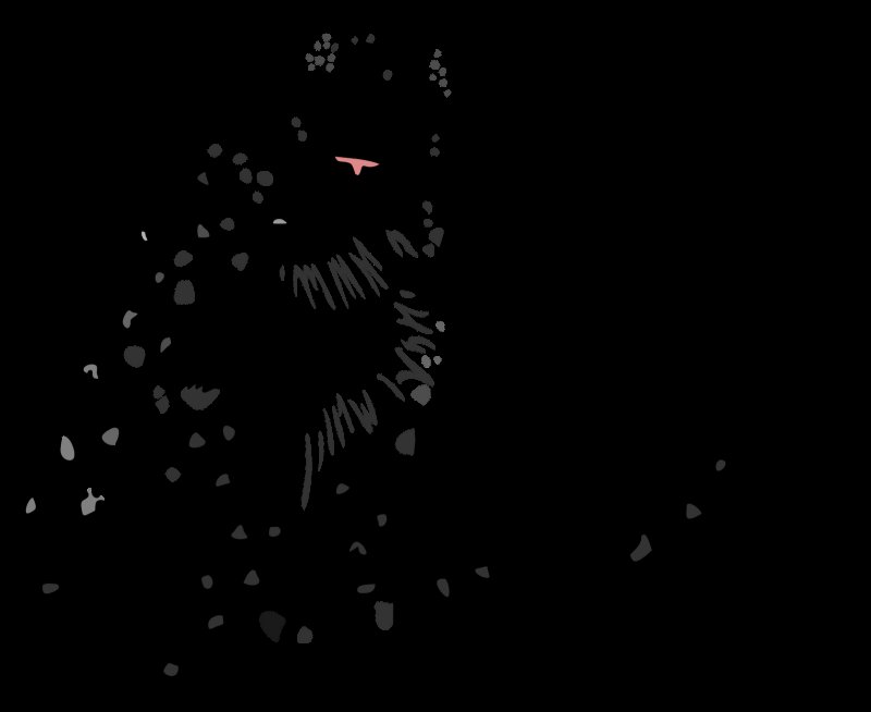 Снежный Барс рисунок