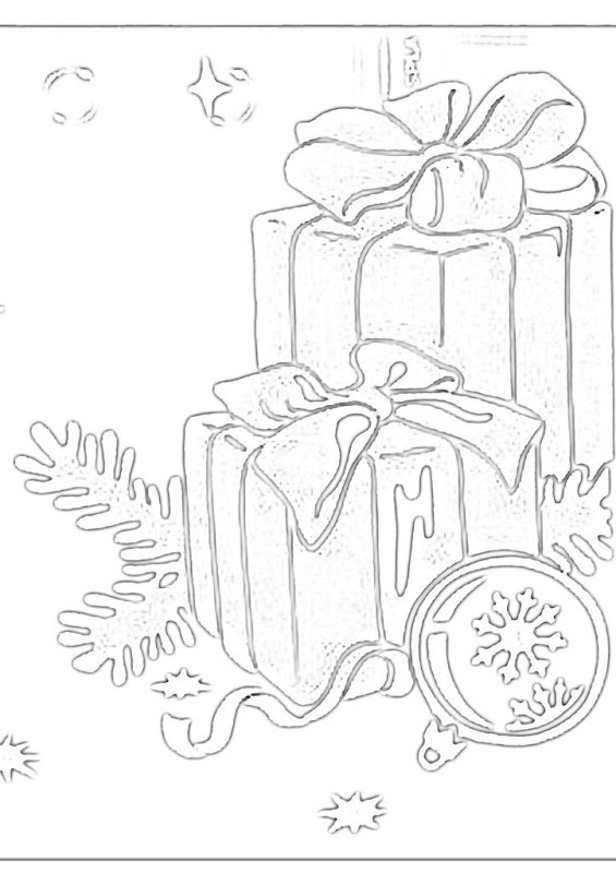 Вытынанка подарок новогодний