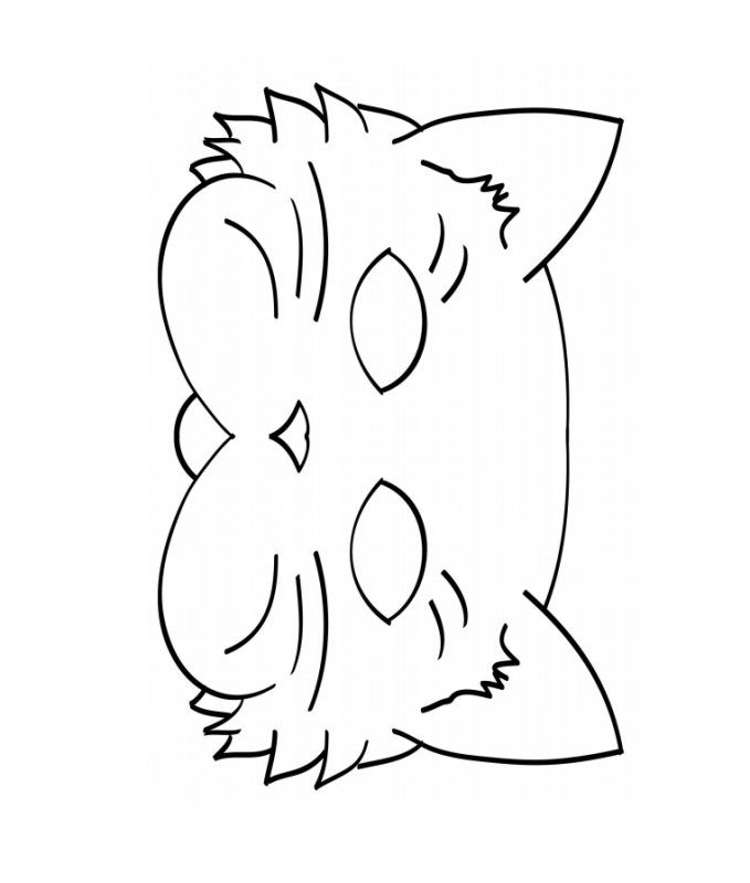 Маска кошки