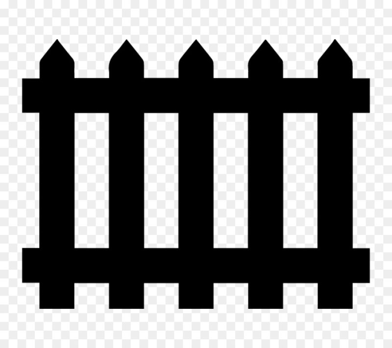 Трафарет "заборчик"