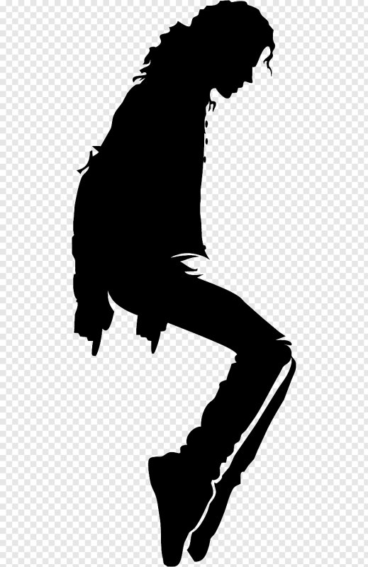 Майкл Джексон танец силуэт