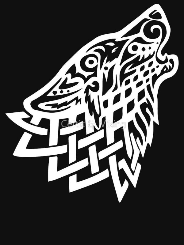 Скандинавские узоры Фенрир