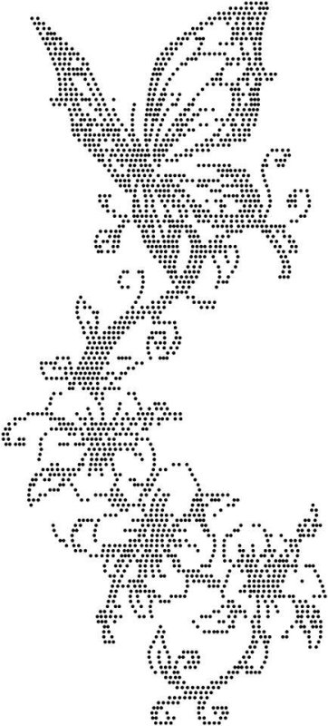 Трафареты для люневильской вышивки бисером