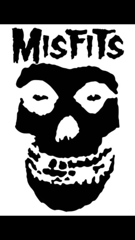 Мисфитс группа трафарет