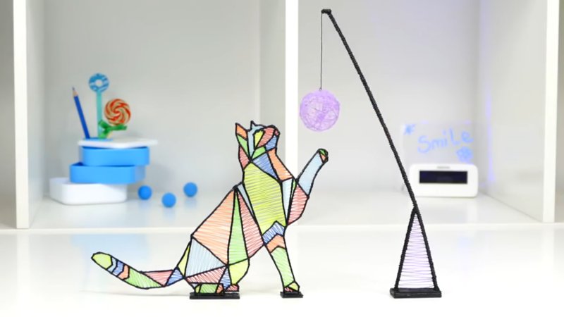 Плоские фигурки из 3d ручки