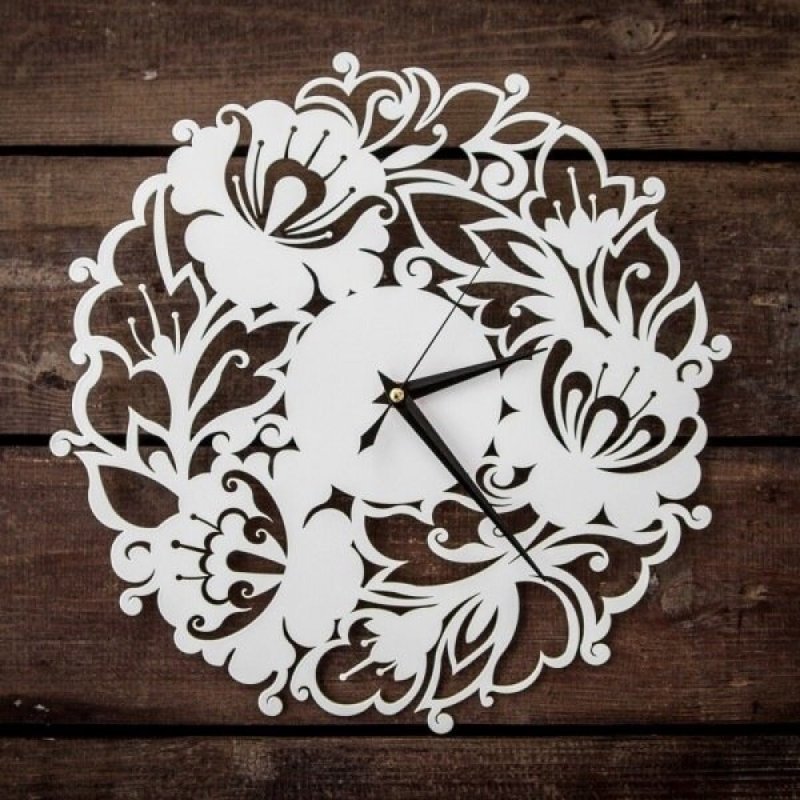 Часы из фанеры