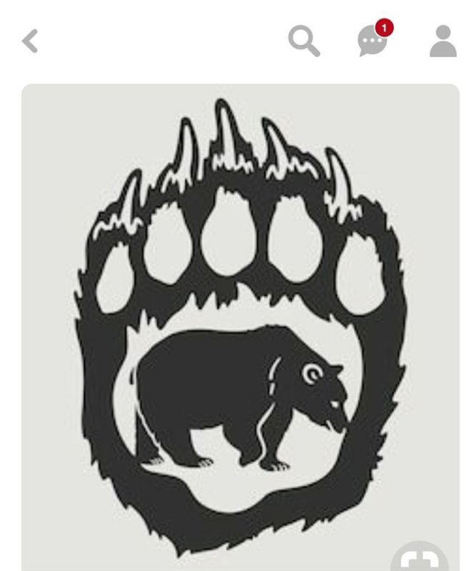 Медведь векторное изображение