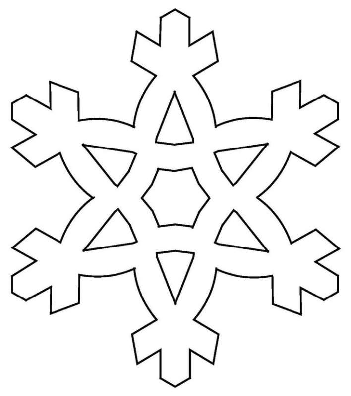Снежинки для вырезания