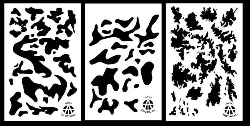 Трафарет камуфляжа для покраски