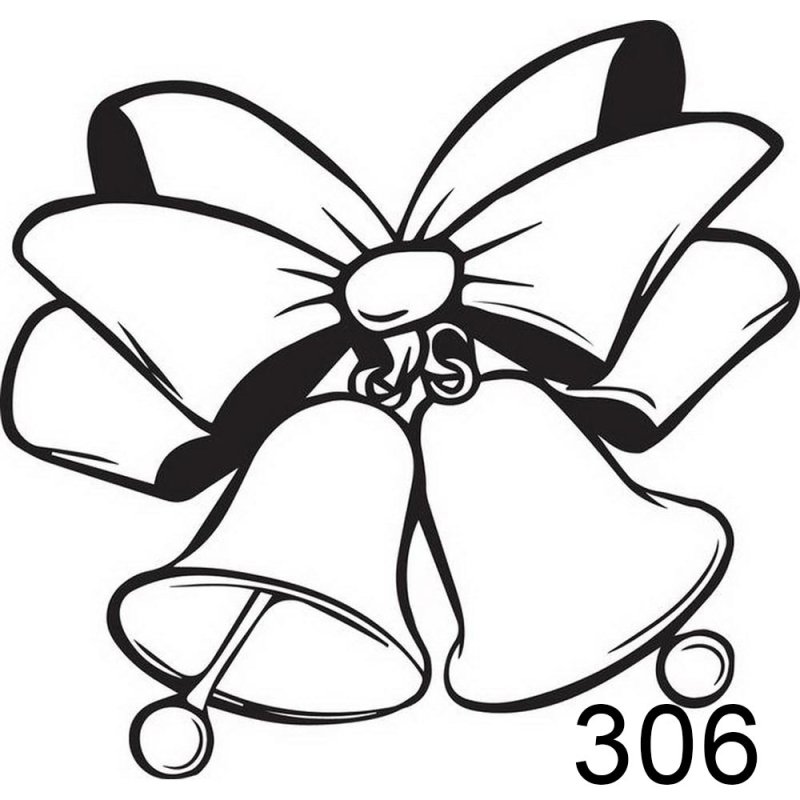 Колокольчик раскраска для детей