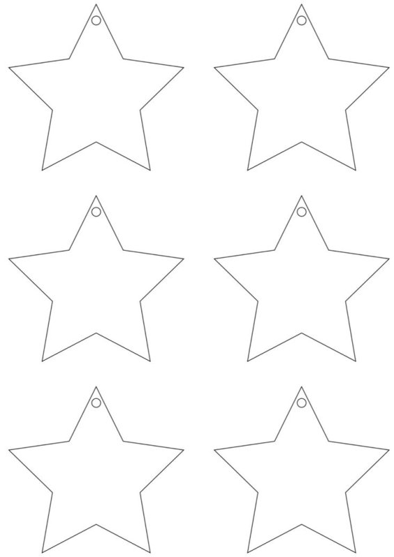 Звезды для распечатки