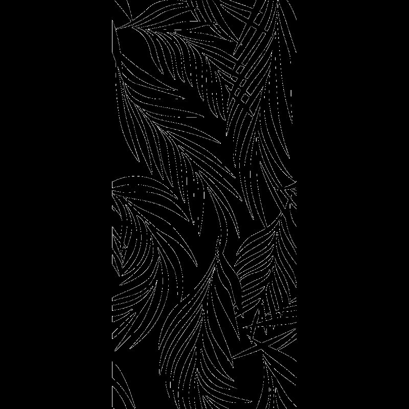 Трафарет пальмы для стен