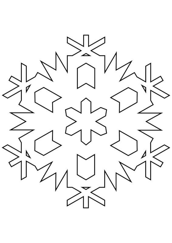 Снежинки для вырезания