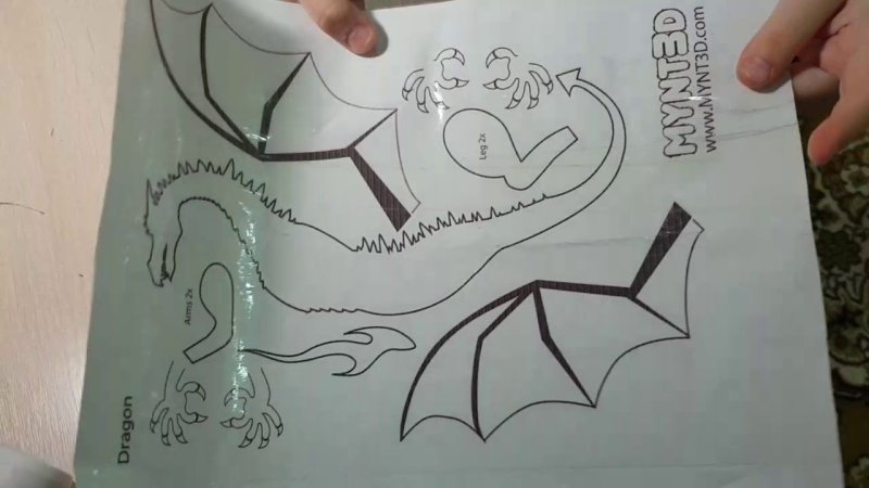 Трафарет для рисования 3d ручкой