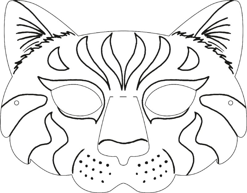 Маска тигра