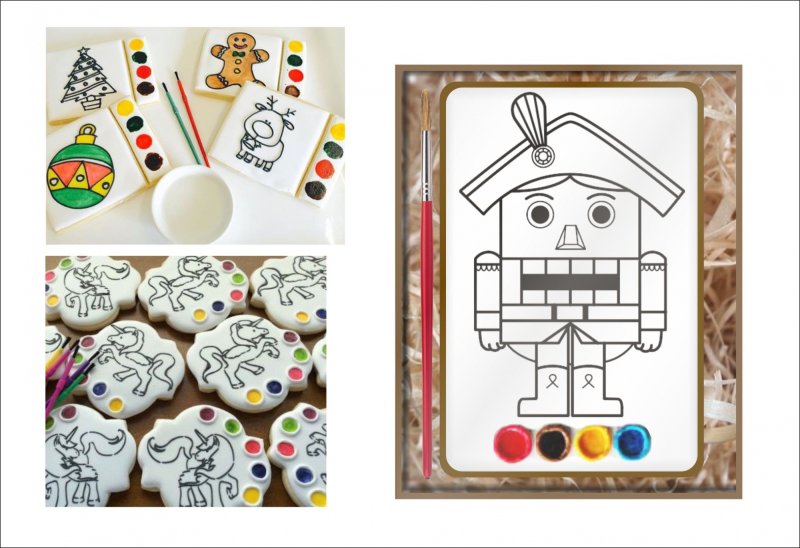 Раскраска Щелкунчик набор