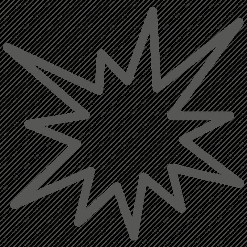 Значок взрыва